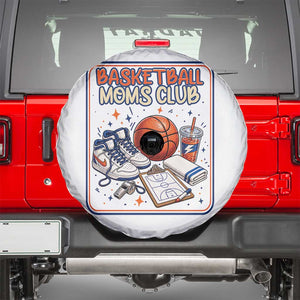 Basketball Moms Club Spare Tire Cover Funny Mother’s Day Gift TS14 White Print Your Wear