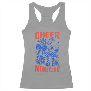 Cheer Moms Club Racerback Tank Top Funny Cheerleading Mom Mother’s Day Gift TS14 Sport Gray Print Your Wear
