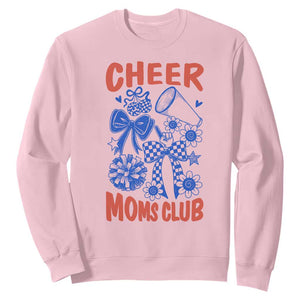 Cheer Moms Club Sweatshirt Funny Cheerleading Mom Mother’s Day Gift TS14 Light Pink Print Your Wear