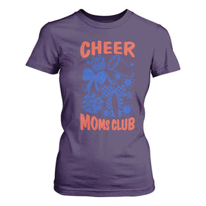 Cheer Moms Club T Shirt For Women Funny Cheerleading Mom Mother’s Day Gift TS14 Purple Print Your Wear