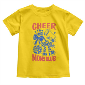 Cheer Moms Club Toddler T Shirt Funny Cheerleading Mom Mother’s Day Gift TS14 Daisy Print Your Wear