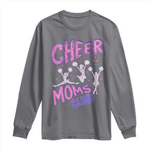 Cheer Moms Club Long Sleeve Shirt Cheerleader Mom Mother’s Day Gift TS14 Charcoal Print Your Wear