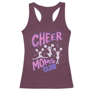 Cheer Moms Club Racerback Tank Top Cheerleader Mom Mother’s Day Gift TS14 Maroon Print Your Wear