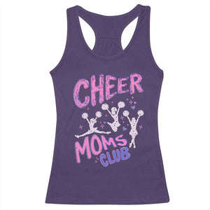 Cheer Moms Club Racerback Tank Top Cheerleader Mom Mother’s Day Gift TS14 Purple Print Your Wear