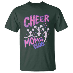 Cheer Moms Club T Shirt Cheerleader Mom Mother’s Day Gift TS14 Dark Forest Green Print Your Wear