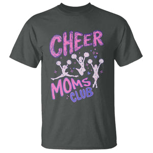 Cheer Moms Club T Shirt Cheerleader Mom Mother’s Day Gift TS14 Dark Heather Print Your Wear