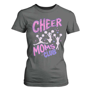 Cheer Moms Club T Shirt For Women Cheerleader Mom Mother’s Day Gift TS14 Dark Heather Print Your Wear