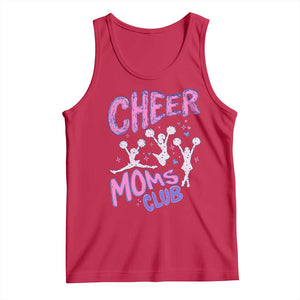 Cheer Moms Club Tank Top Cheerleader Mom Mother’s Day Gift TS14 Red Print Your Wear
