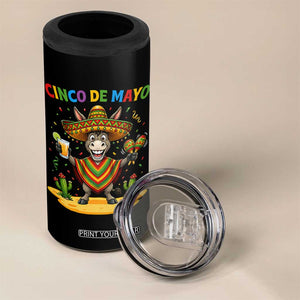 Cinco de Mayo Donkey Mexican Fiesta 4 in 1 Can Cooler Tumbler TS14 Print Your Wear