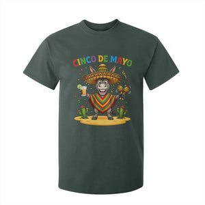 Cinco de Mayo Donkey Mexican Fiesta T Shirt For Kid TS14 Dark Forest Green Print Your Wear