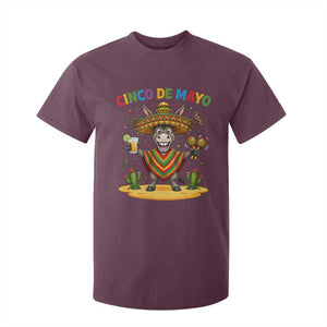 Cinco de Mayo Donkey Mexican Fiesta T Shirt For Kid TS14 Maroon Print Your Wear