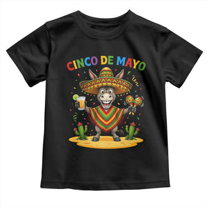 Cinco de Mayo Donkey Mexican Fiesta Toddler T Shirt TS14 Black Print Your Wear