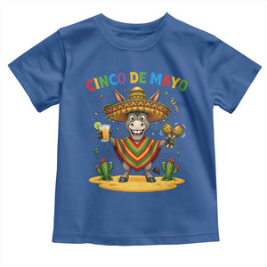 Cinco de Mayo Donkey Mexican Fiesta Toddler T Shirt TS14 Royal Blue Print Your Wear