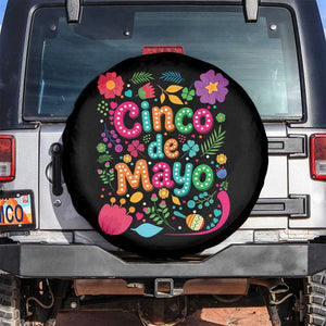 Cinco de Mayo Spare Tire Cover Funny Mexican Fiesta TS14 No hole Black Print Your Wear