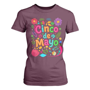 Cinco de Mayo T Shirt For Women Funny Mexican Fiesta TS14 Maroon Print Your Wear