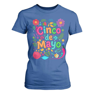 Cinco de Mayo T Shirt For Women Funny Mexican Fiesta TS14 Royal Blue Print Your Wear