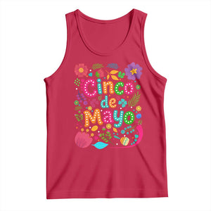 Cinco de Mayo Tank Top Funny Mexican Fiesta TS14 Red Print Your Wear