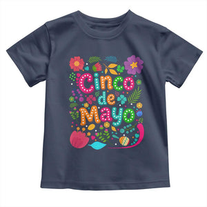 Cinco de Mayo Toddler T Shirt Funny Mexican Fiesta TS14 Navy Print Your Wear