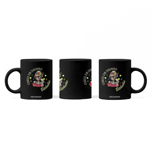 Cinco De Drinko Bitchachos Coffee Mug Funny Skeleton Drinking Margarita Fiesta Party TS14 Print Your Wear