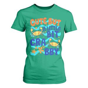 Cute But A Little Bit Crabby T Shirt For Women Beach Crab Summer Vacation TS14 Irish Green Print Your Wear