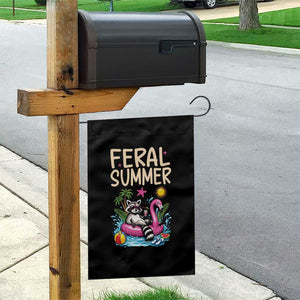 Funny Beach Raccoon Garden Flag Feral Summer Vacation Gift TS14 Print Your Wear