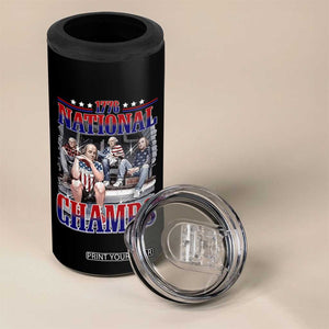 1776 National Champs 4 in 1 Can Cooler Tumbler Funny Founding Father USA 250th Anniversary