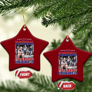 1776 National Champs Ceramic Ornament Funny Founding Father USA 250th Anniversary