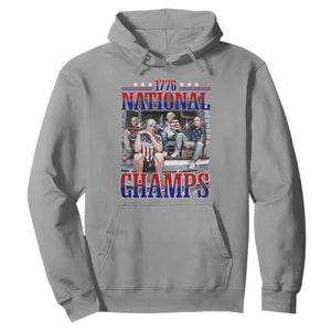 1776 National Champs Hoodie Funny Founding Father USA 250th Anniversary
