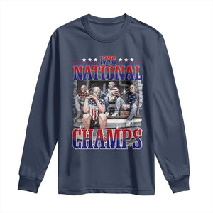 1776 National Champs Long Sleeve Shirt Funny Founding Father USA 250th Anniversary