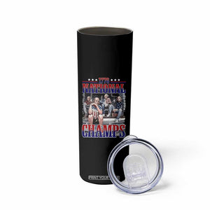 1776 National Champs Skinny Tumbler Funny Founding Father USA 250th Anniversary