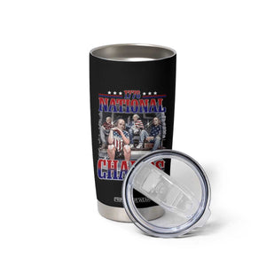 1776 National Champs Tumbler Cup Funny Founding Father USA 250th Anniversary