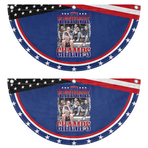 1776 National Champs Patriotic Fan Flag Funny Founding Father USA 250th Anniversary