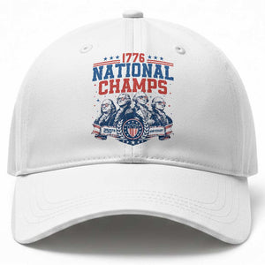 1776 National Champs Baseball Cap Funny Founding Fathers Sunglasses Patriotic 4th of July