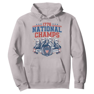 1776 National Champs Hoodie Funny Founding Fathers Sunglasses Patriotic 4th of July