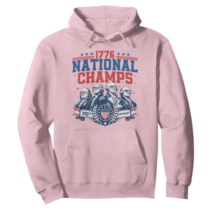 1776 National Champs Hoodie Funny Founding Fathers Sunglasses Patriotic 4th of July