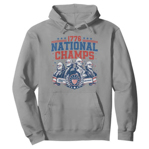 1776 National Champs Hoodie Funny Founding Fathers Sunglasses Patriotic 4th of July