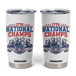 1776 National Champs Tumbler Cup Funny Founding Fathers Sunglasses Patriotic 4th of July