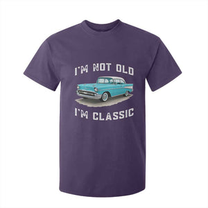 I'm Not Old I'm Classic T Shirt For Kid Vintage 1957 Turquoise Classic Car