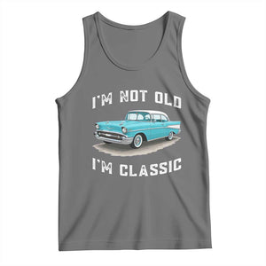 I'm Not Old I'm Classic Tank Top Vintage 1957 Turquoise Classic Car