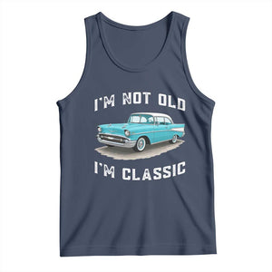 I'm Not Old I'm Classic Tank Top Vintage 1957 Turquoise Classic Car