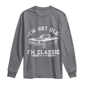 I'm Not Old I'm Classic Long Sleeve Shirt Vintage 1963 Classic Sports Car