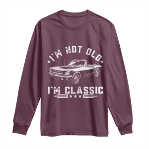 I'm Not Old I'm Classic Long Sleeve Shirt Vintage 1963 Classic Sports Car