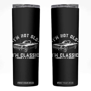 I'm Not Old I'm Classic Skinny Tumbler Vintage 1963 Classic Sports Car