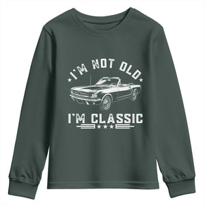 I'm Not Old I'm Classic Youth Sweatshirt Vintage 1963 Classic Sports Car