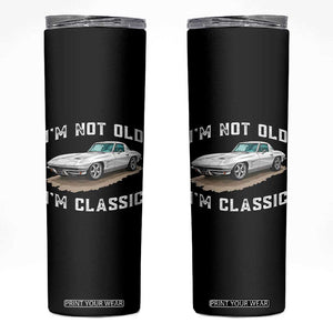 I'm Not Old I'm Classic Skinny Tumbler Vintage 1963 Sports Car Retro Americana