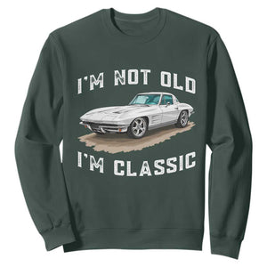 I'm Not Old I'm Classic Sweatshirt Vintage 1963 Sports Car Retro Americana