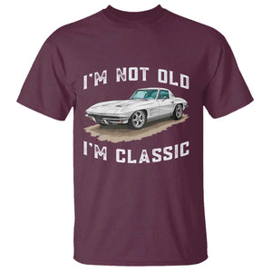 I'm Not Old I'm Classic T Shirt Vintage 1963 Sports Car Retro Americana