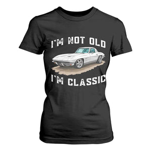 I'm Not Old I'm Classic T Shirt For Women Vintage 1963 Sports Car Retro Americana