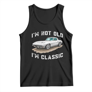 I'm Not Old I'm Classic Tank Top Vintage 1963 Sports Car Retro Americana