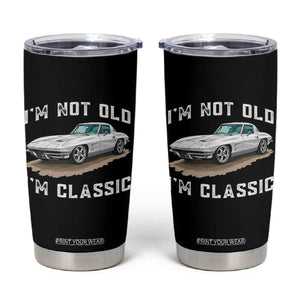 I'm Not Old I'm Classic Tumbler Cup Vintage 1963 Sports Car Retro Americana